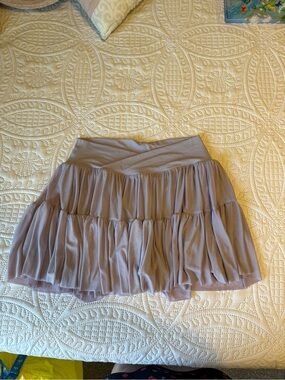 Blogilates Women's Lavender Tiered Athletic Skort